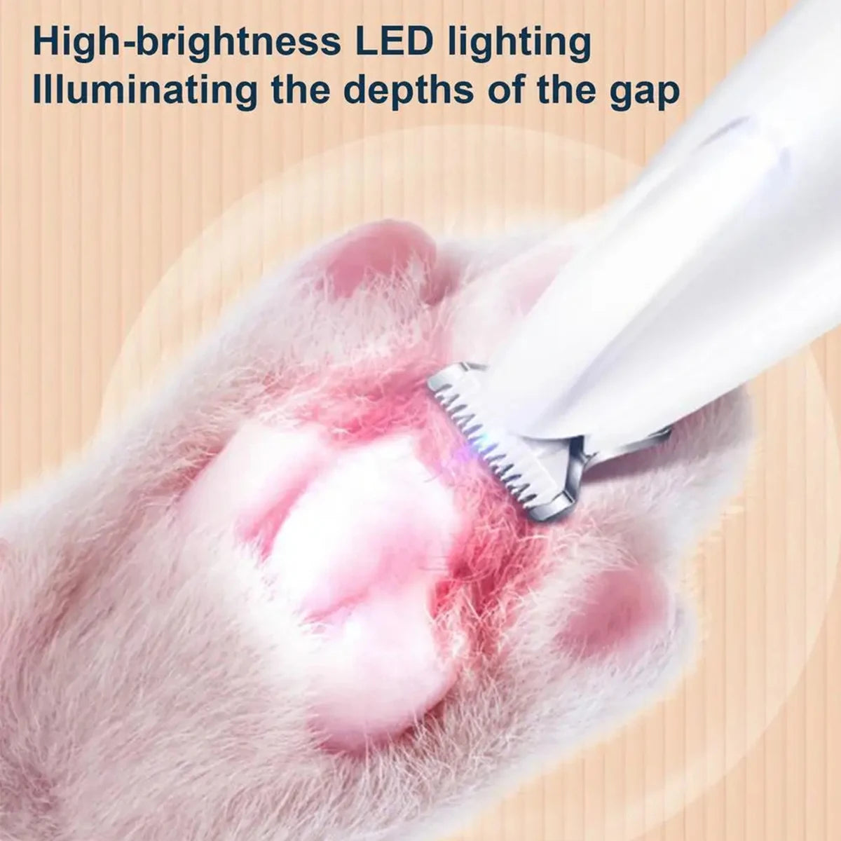 The WhisperTrim™ Silent Pet Detailer | Stress-Free Paw & Face Trimmer