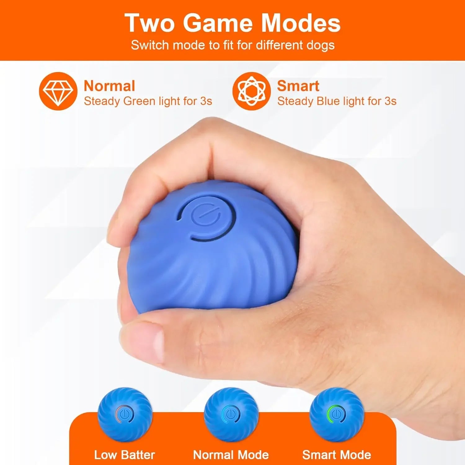 Interactive Auto-Moving Pet Ball – Smart Electric Rolling Toy for Cats & Dogs