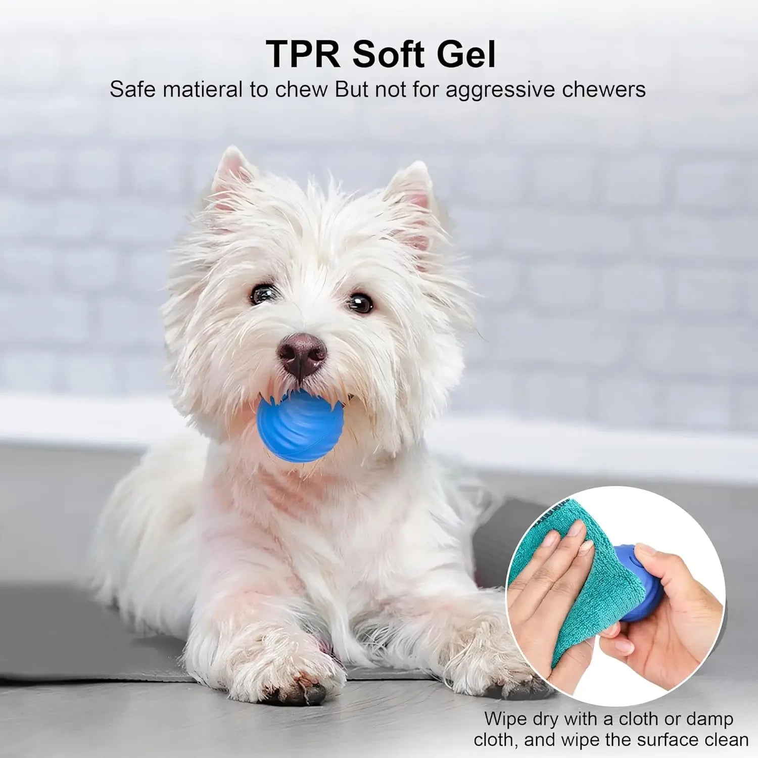 Interactive Auto-Moving Pet Ball – Smart Electric Rolling Toy for Cats & Dogs
