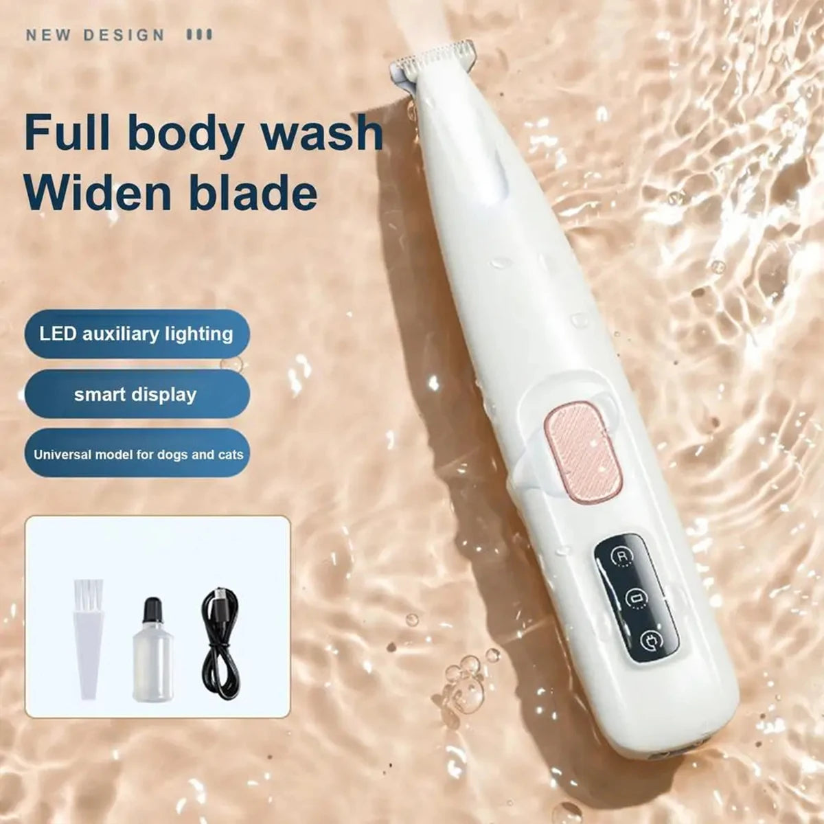 The WhisperTrim™ Silent Pet Detailer | Stress-Free Paw & Face Trimmer